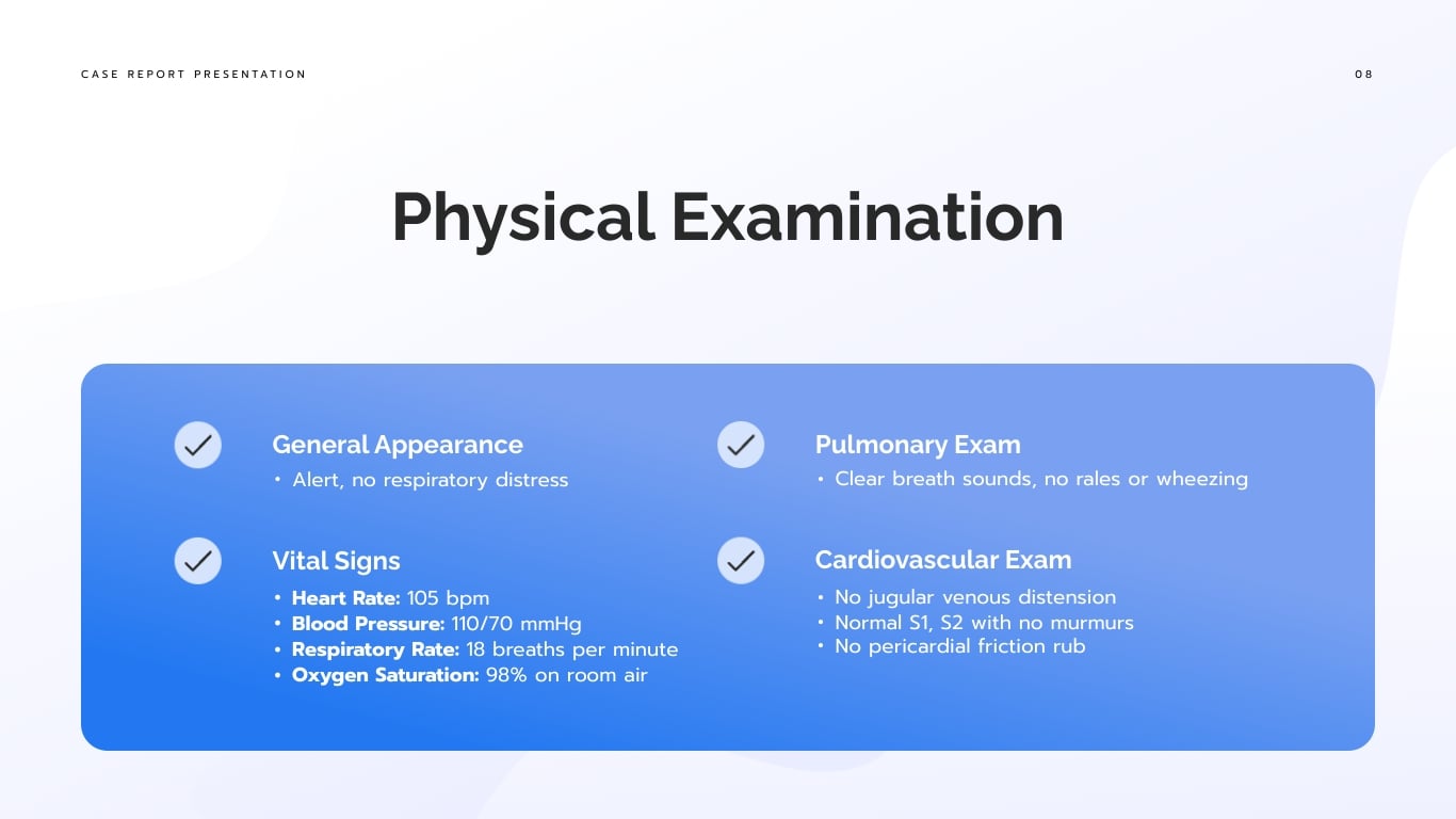 Case Report Presentation Template | Visme