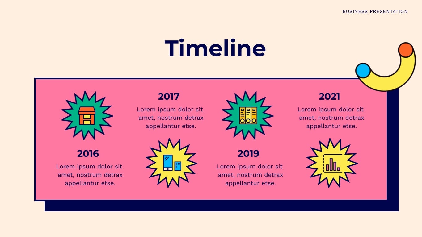 Comic Style Business Presentation Template | Visme