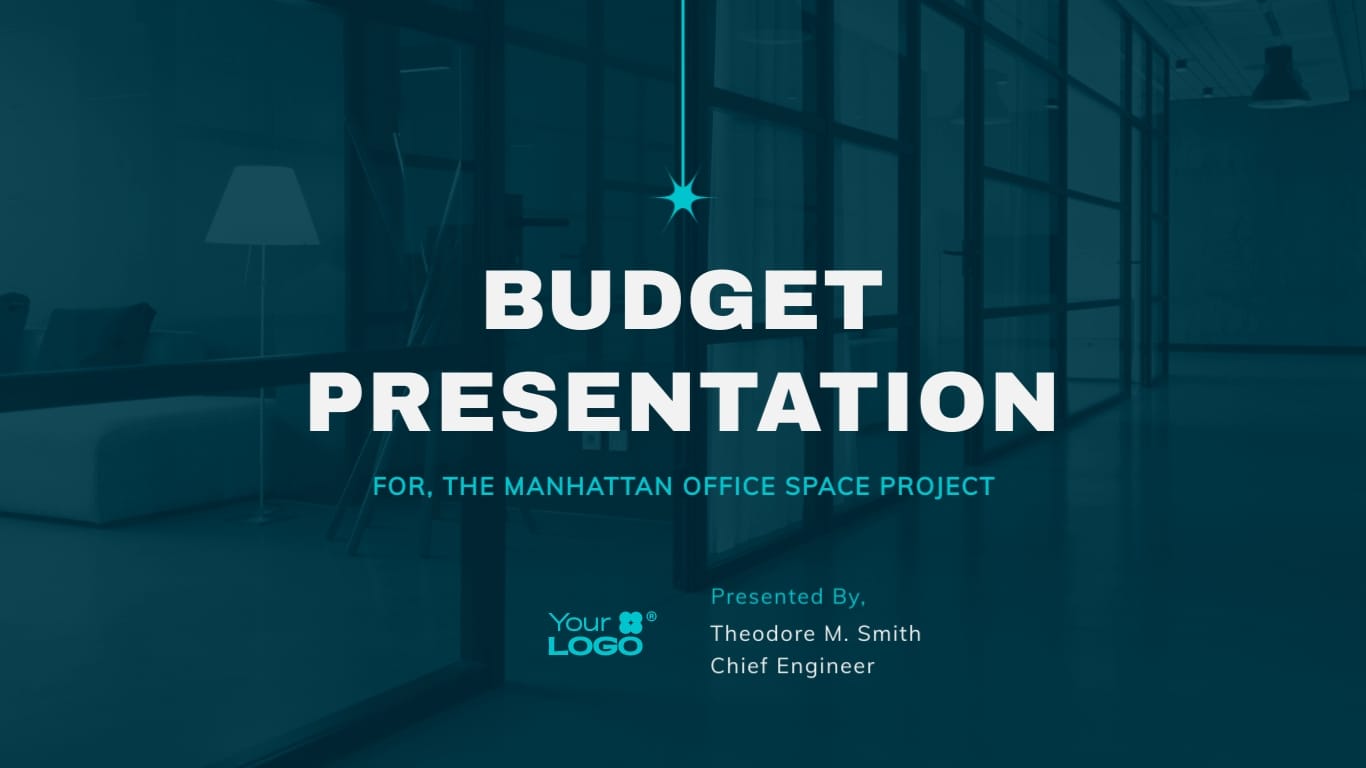 Construction Budget Presentation Modern Template