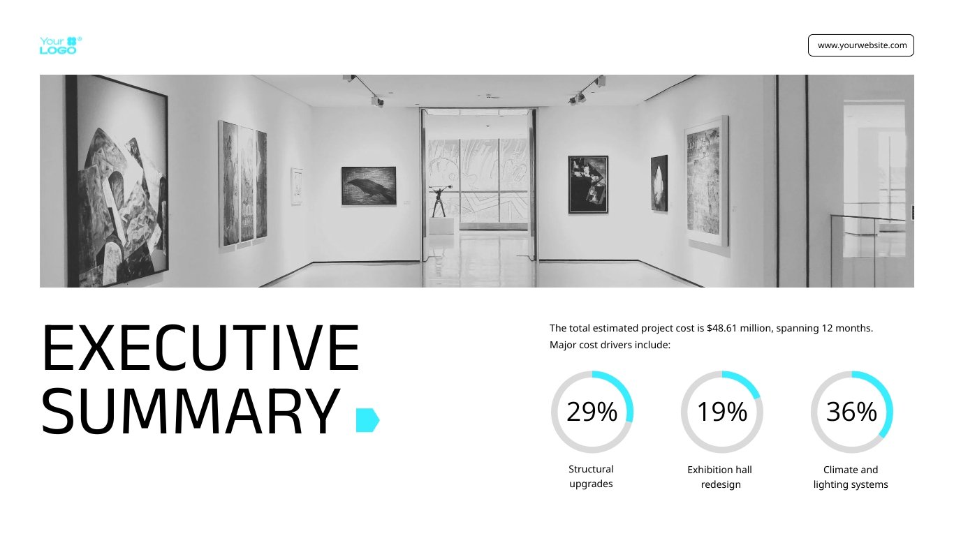 Construction Project Cost Estimate Presentation Template - Slide 3 Construction Project Cost Estimate Presentation Template - Slide 3