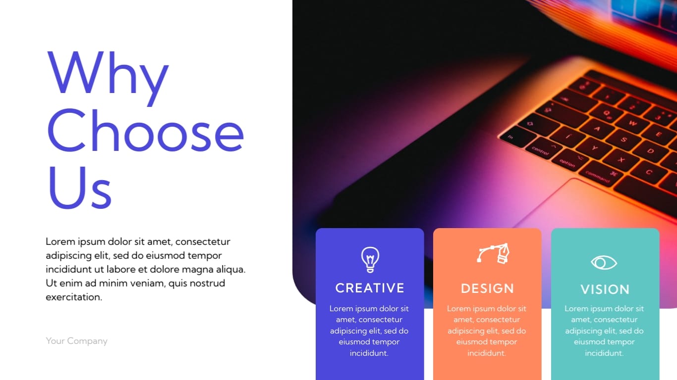 Creative Template for Product Template - Slide 3 Creative Template for Product Template - Slide 3