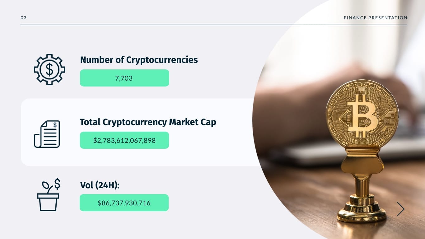 Cryptocurrency Presentation Template - Slide 3 Cryptocurrency Presentation Template - Slide 3
