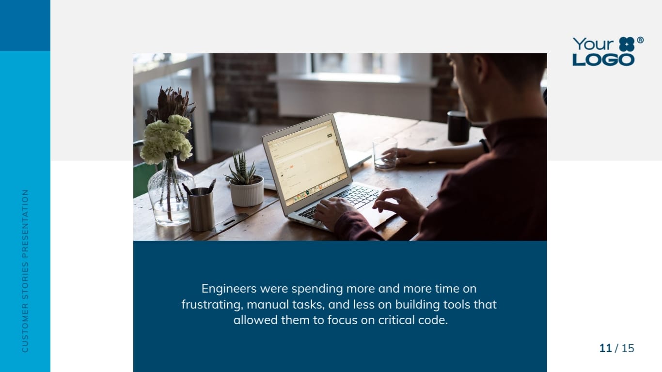 Customer Story Keynote Presentation Modern Template - Slide 11 Customer Story Keynote Presentation Modern Template - Slide 11