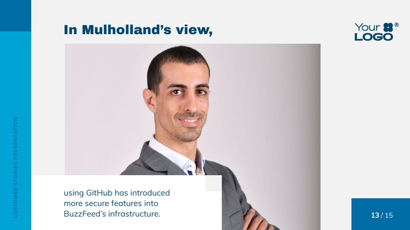 Customer Story Keynote Presentation Modern Template - Slide 13 Customer Story Keynote Presentation Modern Template - Slide 13