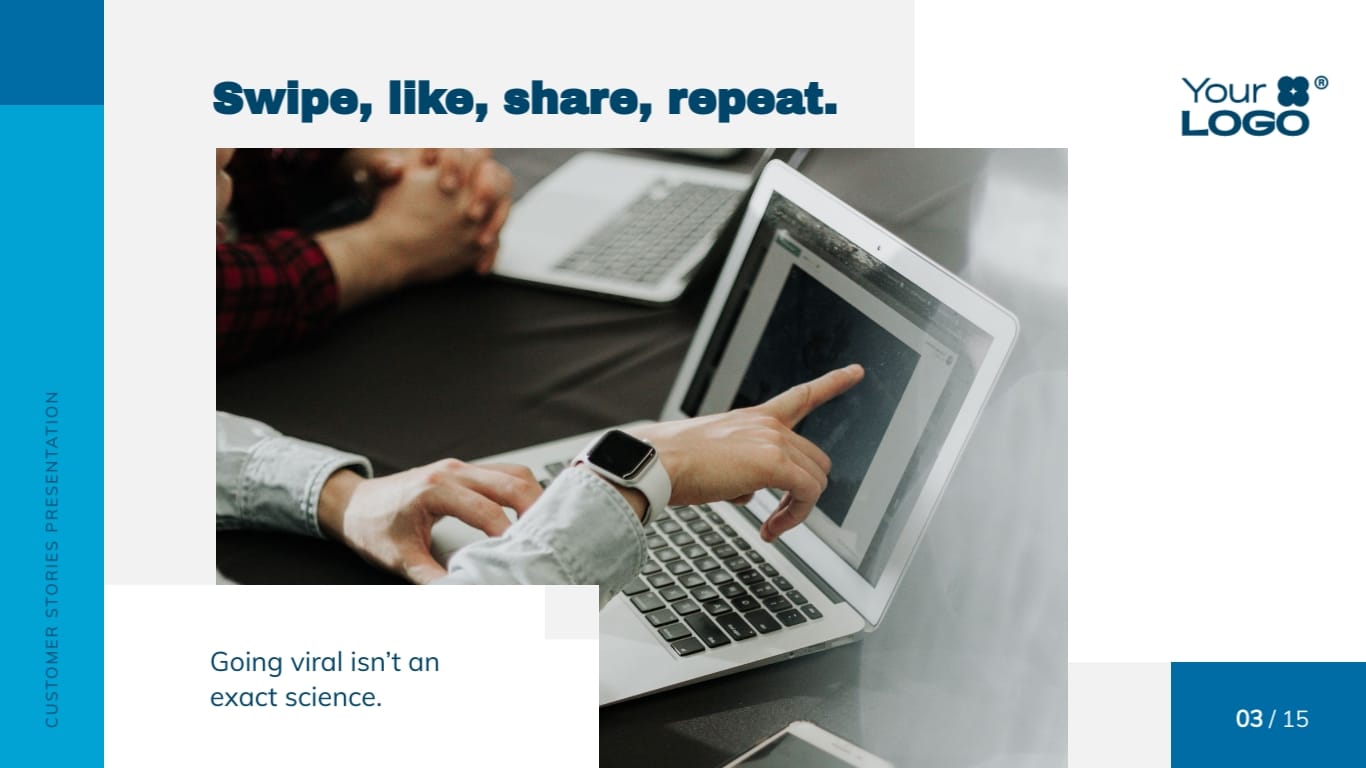 Customer Story Keynote Presentation Modern Template - Slide 3 Customer Story Keynote Presentation Modern Template - Slide 3