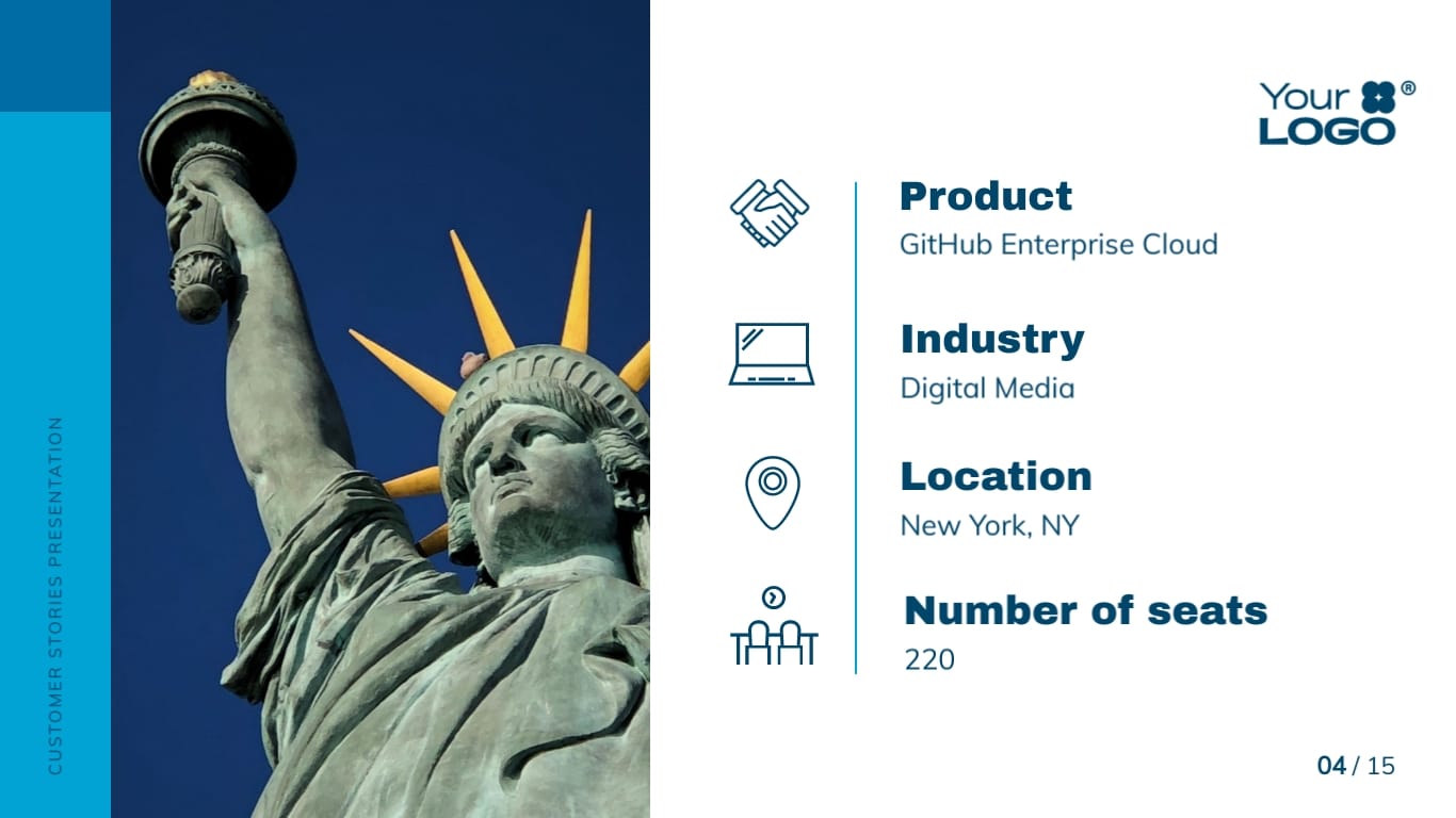 Customer Story Keynote Presentation Modern Template - Slide 4 Customer Story Keynote Presentation Modern Template - Slide 4