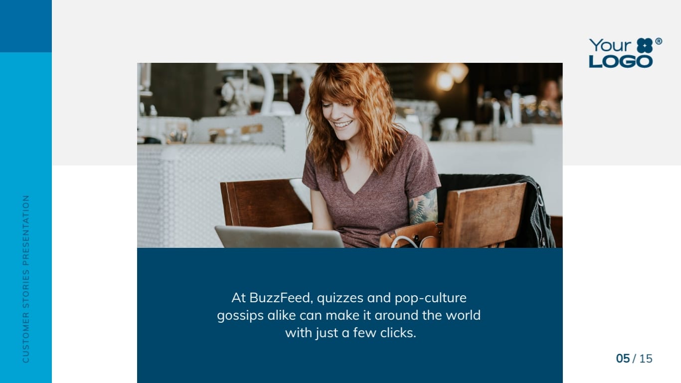 Customer Story Keynote Presentation Modern Template - Slide 5 Customer Story Keynote Presentation Modern Template - Slide 5