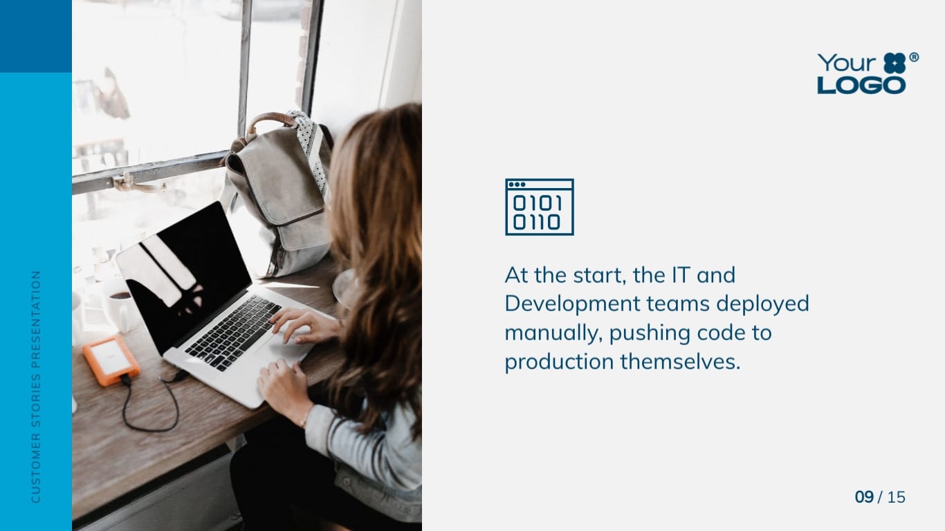 Customer Story Keynote Presentation Modern Template - Slide 9 Customer Story Keynote Presentation Modern Template - Slide 9