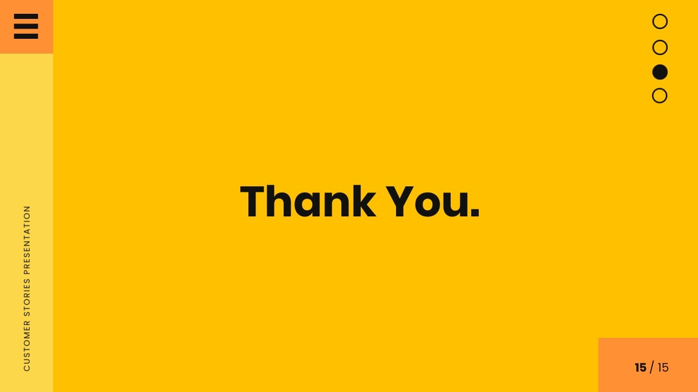 Customer Story Keynote Presentation Template - Slide 15 Customer Story Keynote Presentation Template - Slide 15