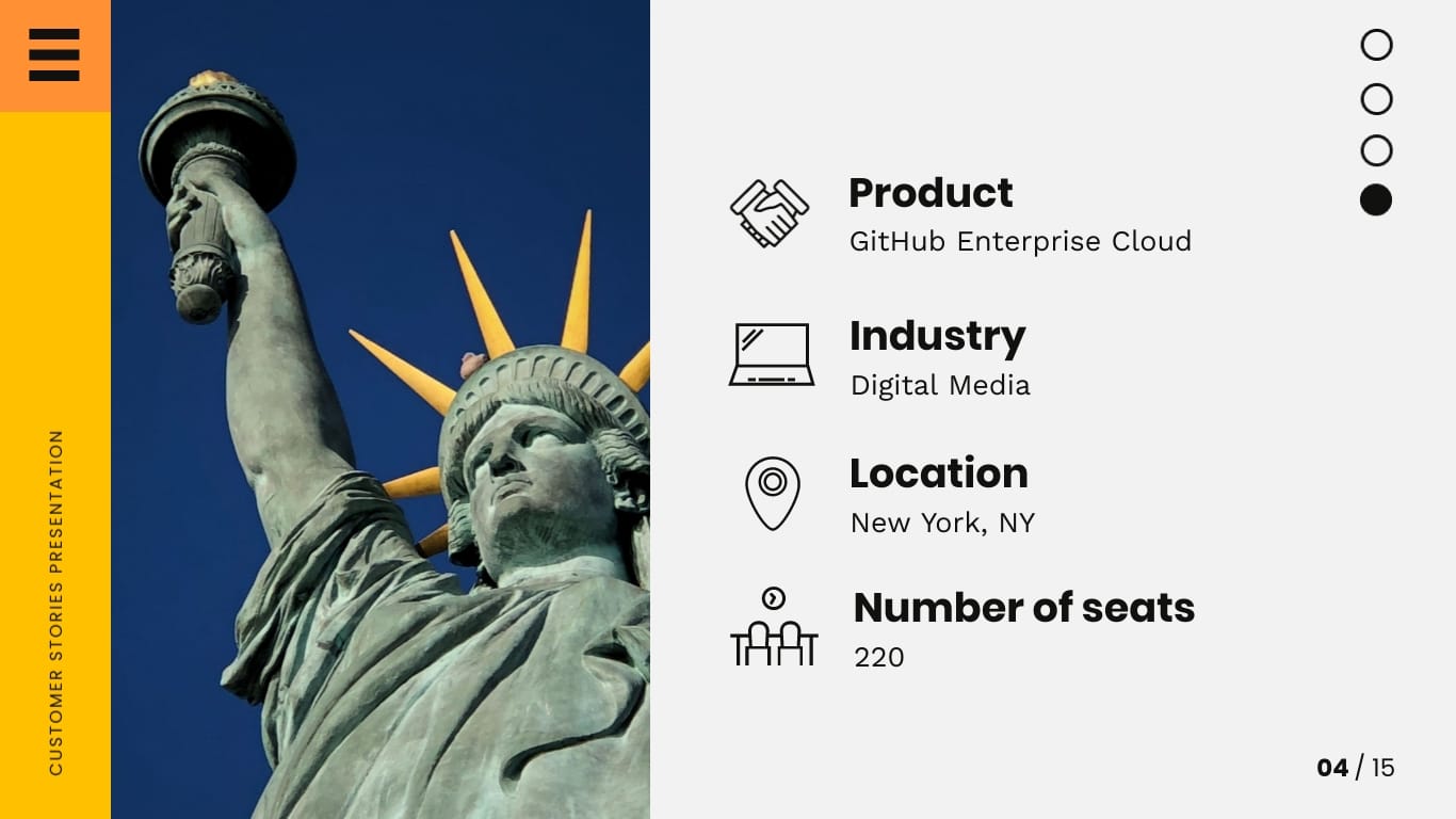 Customer Story Keynote Presentation Template - Slide 4 Customer Story Keynote Presentation Template - Slide 4