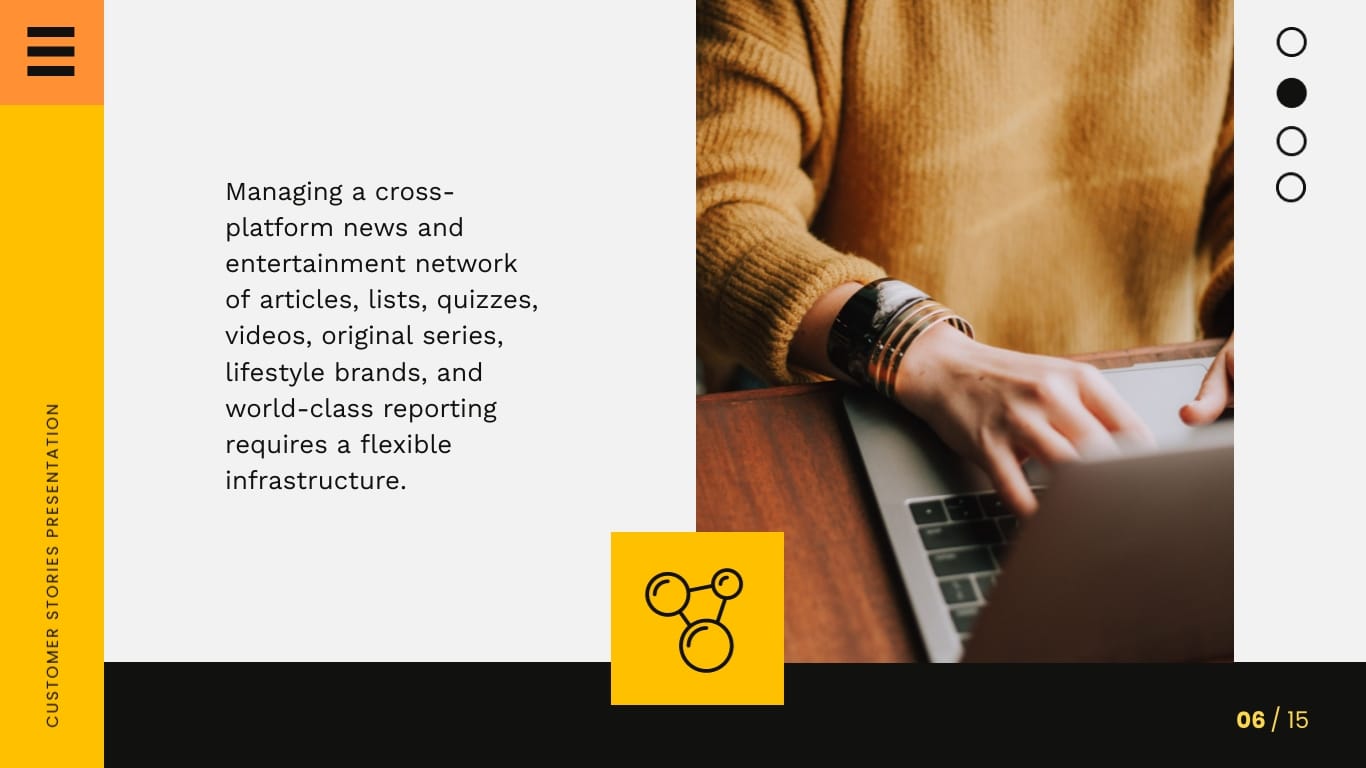 Customer Story Keynote Presentation Template - Slide 6 Customer Story Keynote Presentation Template - Slide 6