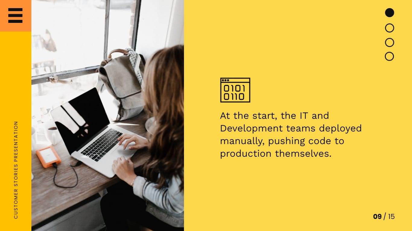 Customer Story Keynote Presentation Template - Slide 9 Customer Story Keynote Presentation Template - Slide 9