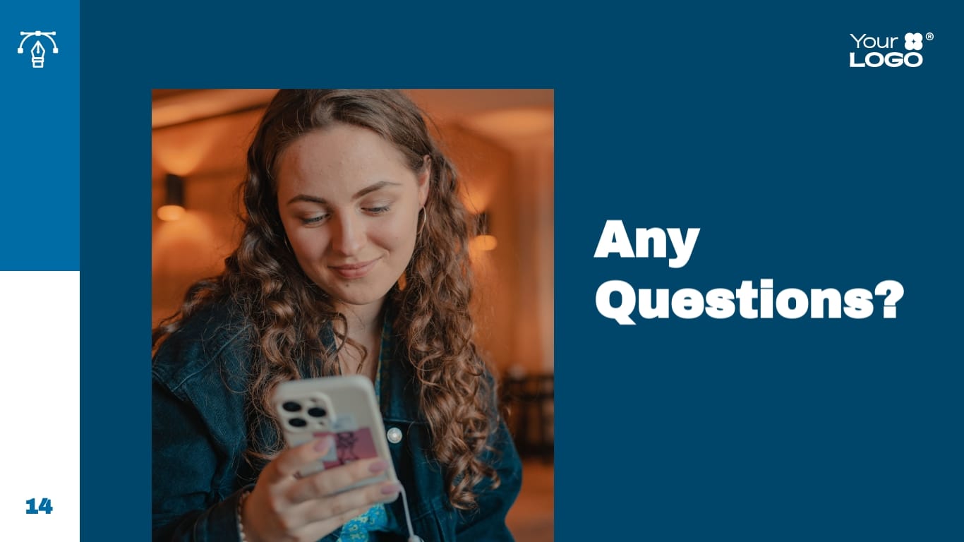 Design App Product Demo Presentation Template - Slide 14 Design App Product Demo Presentation Template - Slide 14