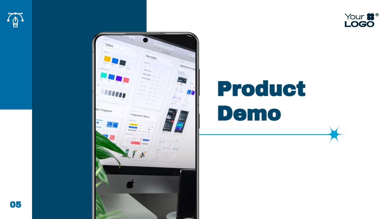 Design App Product Demo Presentation Template - Slide 6 Design App Product Demo Presentation Template - Slide 6