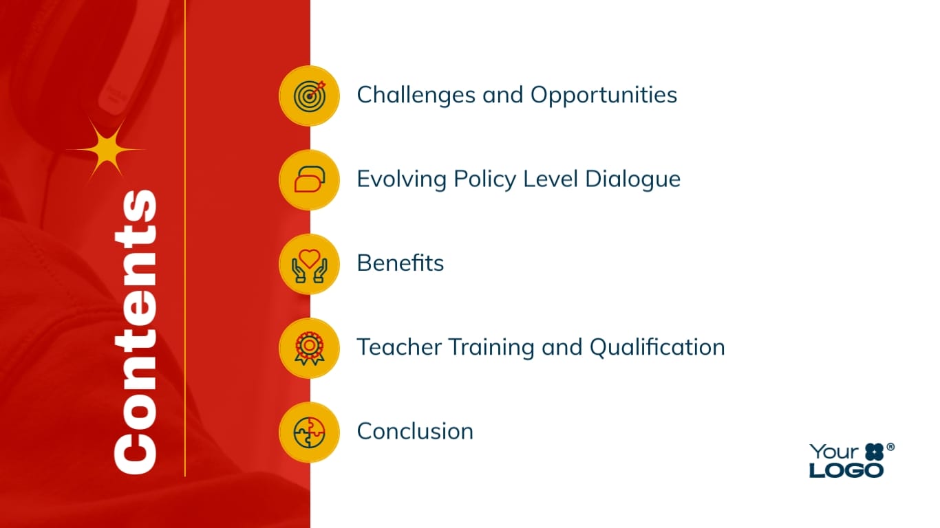 Digital Aids in Education Presentation Template - Slide 2 Digital Aids in Education Presentation Template - Slide 2