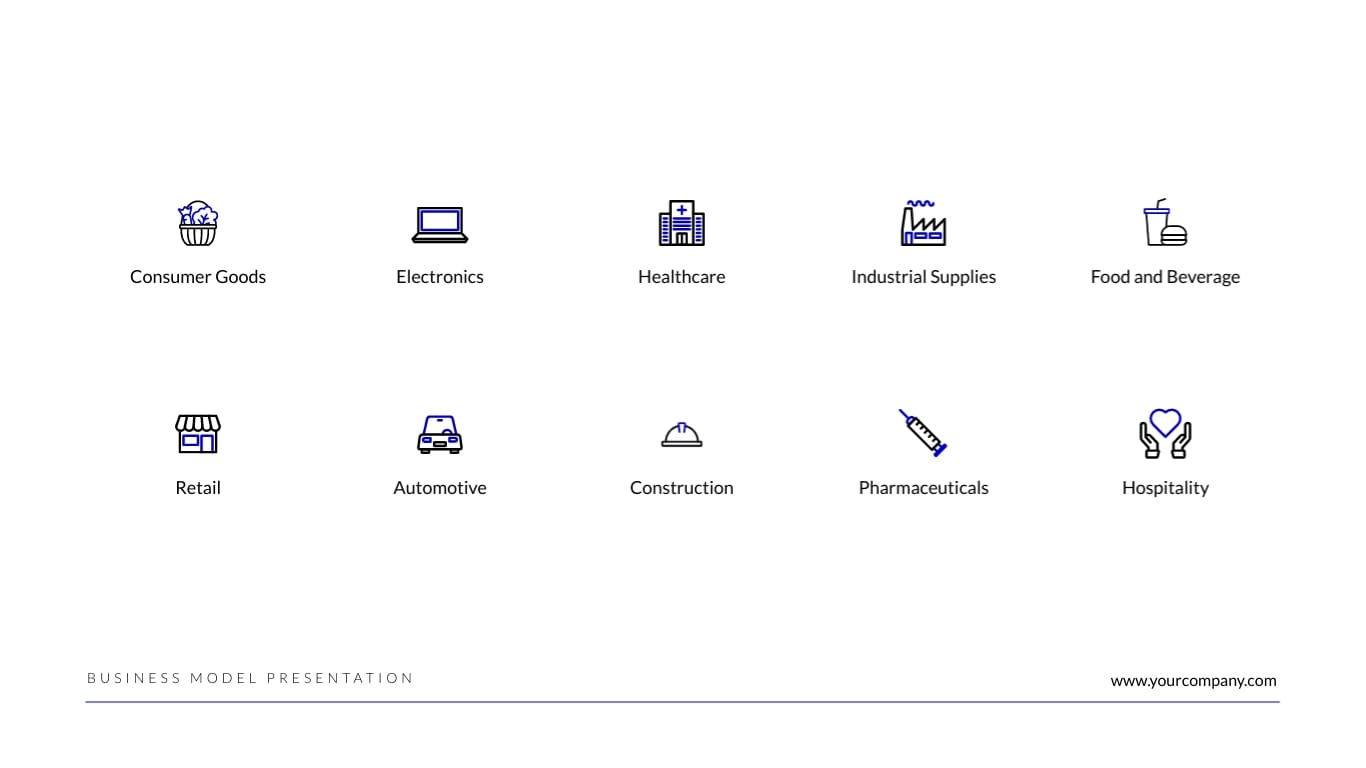Distribution Business Model Presentation Template - Slide 13 Distribution Business Model Presentation Template - Slide 13