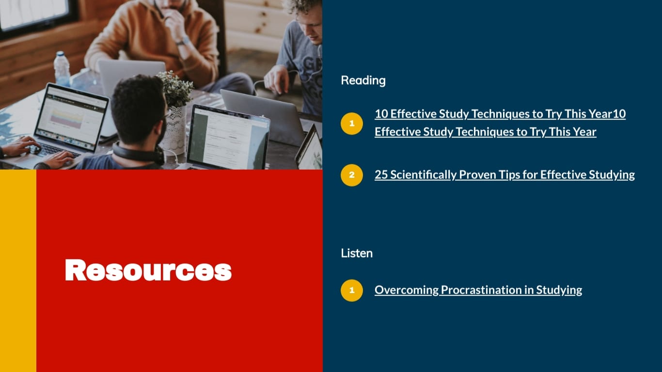 Effective Study Techniques Presentation Template - Slide 13 Effective Study Techniques Presentation Template - Slide 13