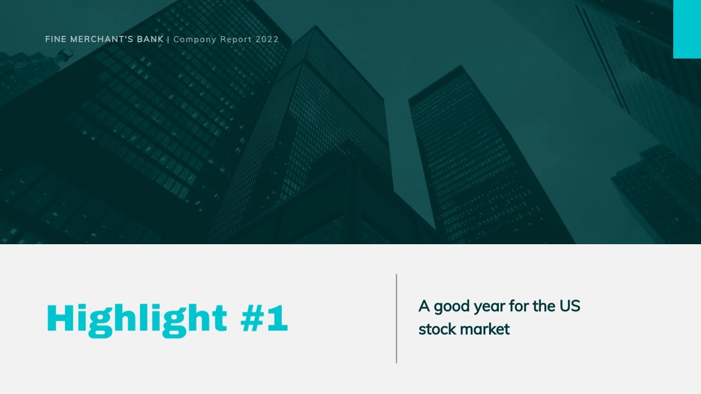 Financial Company Report Presentation Template - Slide 3 Financial Company Report Presentation Template - Slide 3