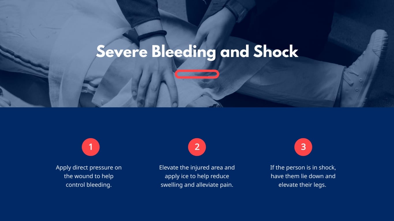 First Aid 101 Training Course Template | Visme