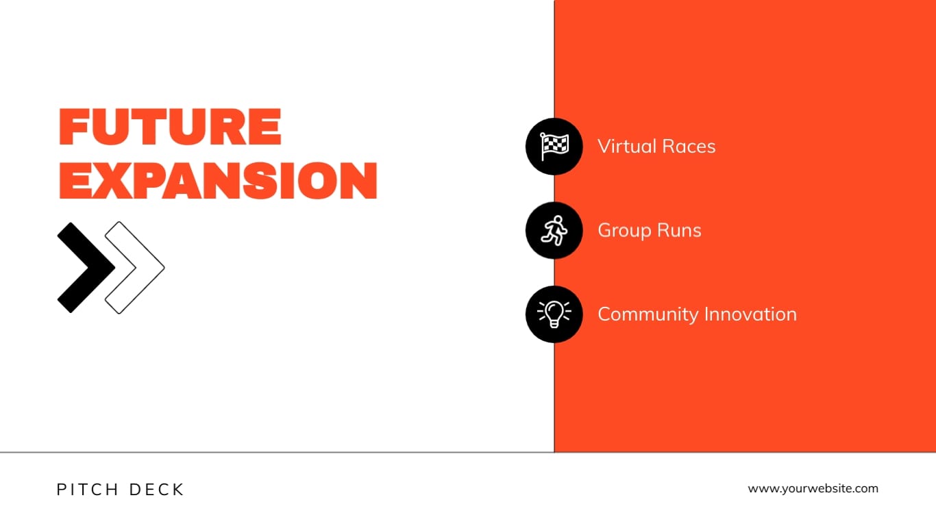 Fitness App Pitch Deck Template | Visme