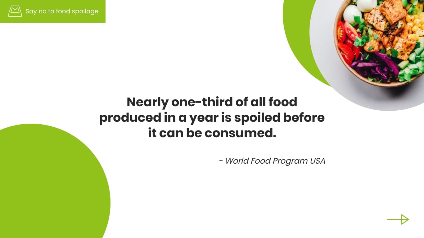 Food Storage Presentation Template - Slide 2 Food Storage Presentation Template - Slide 2