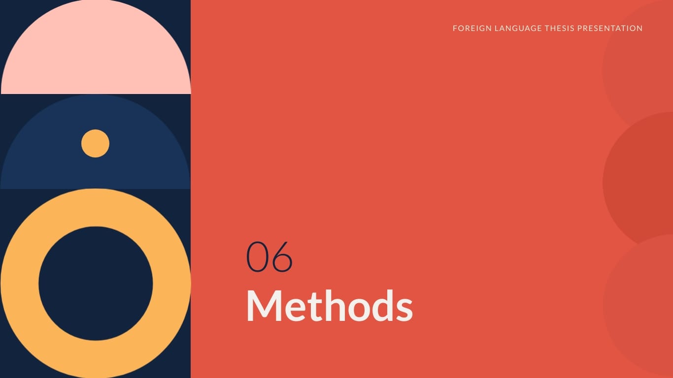 Foreign Language Thesis Presentation Template - Slide 13 Foreign Language Thesis Presentation Template - Slide 13