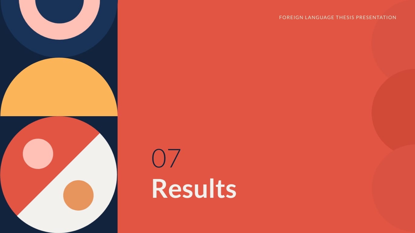 Foreign Language Thesis Presentation Template - Slide 16 Foreign Language Thesis Presentation Template - Slide 16