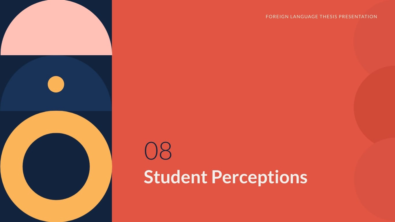 Foreign Language Thesis Presentation Template - Slide 18 Foreign Language Thesis Presentation Template - Slide 18