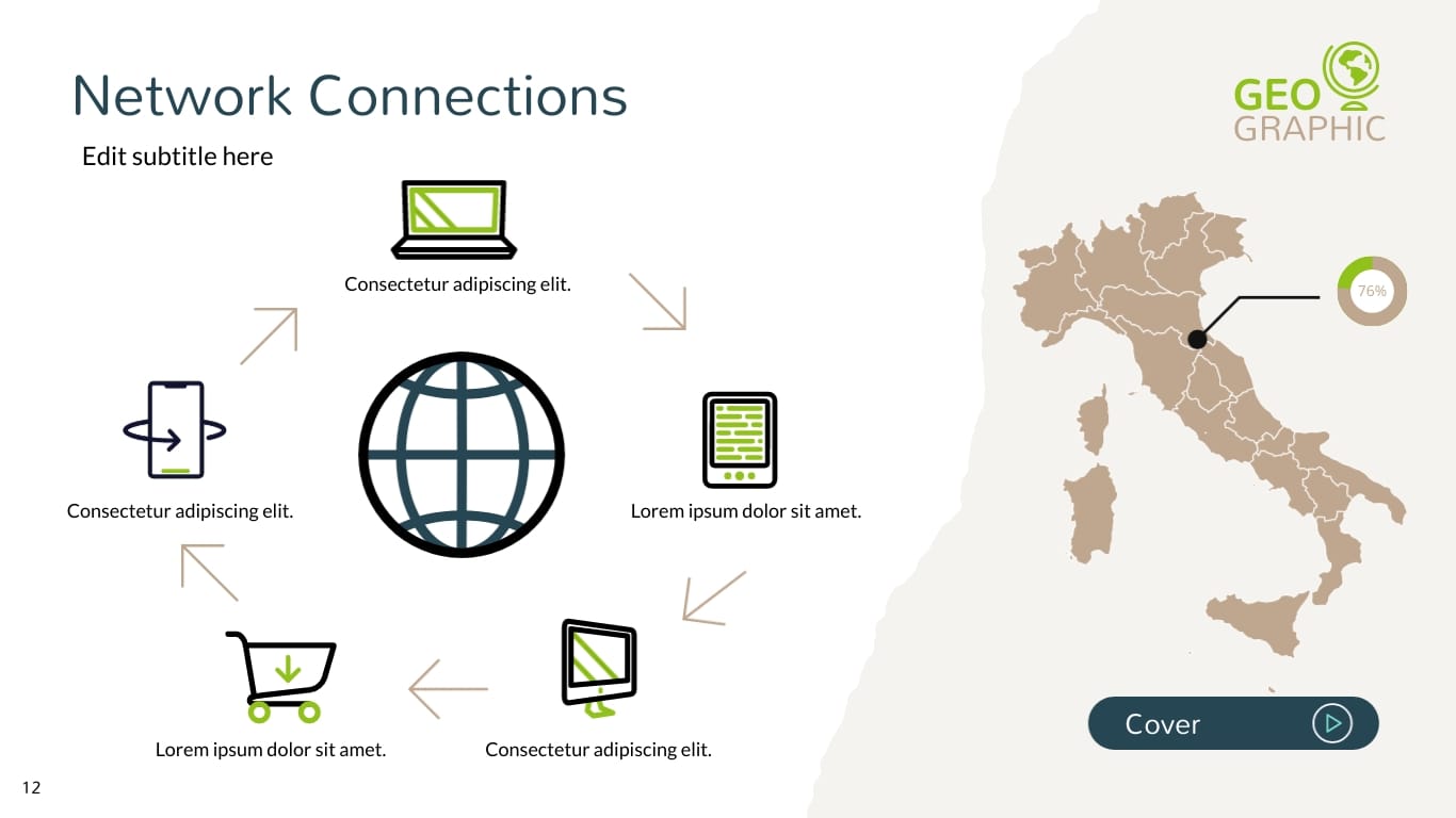 Geographic Presentation Template - Slide 12 Geographic Presentation Template - Slide 12
