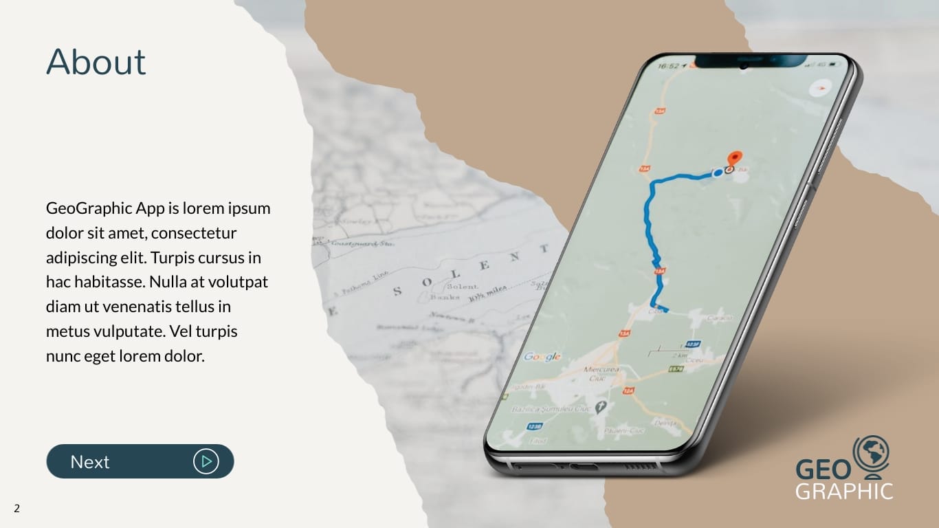 Geographic Presentation Template - Slide 2 Geographic Presentation Template - Slide 2