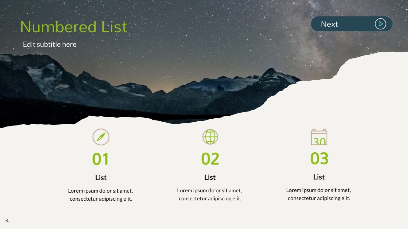 Geographic Presentation Template - Slide 4 Geographic Presentation Template - Slide 4