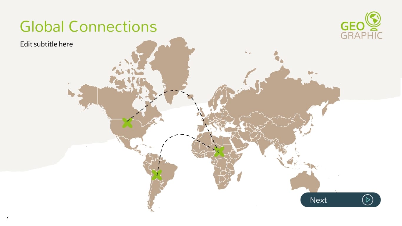 Geographic Presentation Template - Slide 7 Geographic Presentation Template - Slide 7