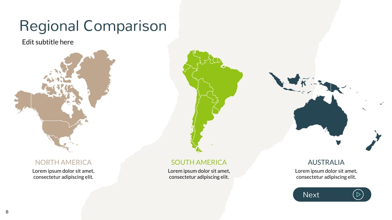 Geographic Presentation Template - Slide 8 Geographic Presentation Template - Slide 8