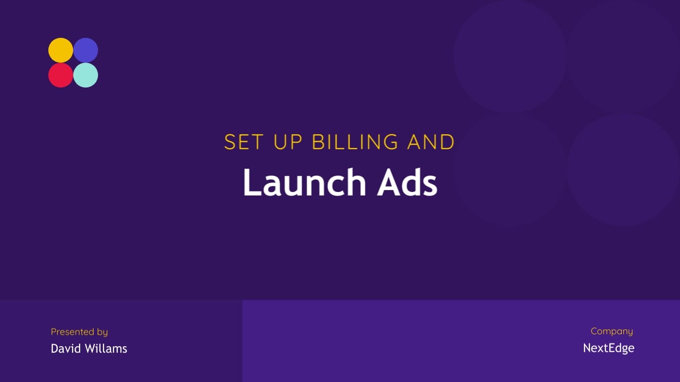Google Ads Set Up Training Course Template | Visme