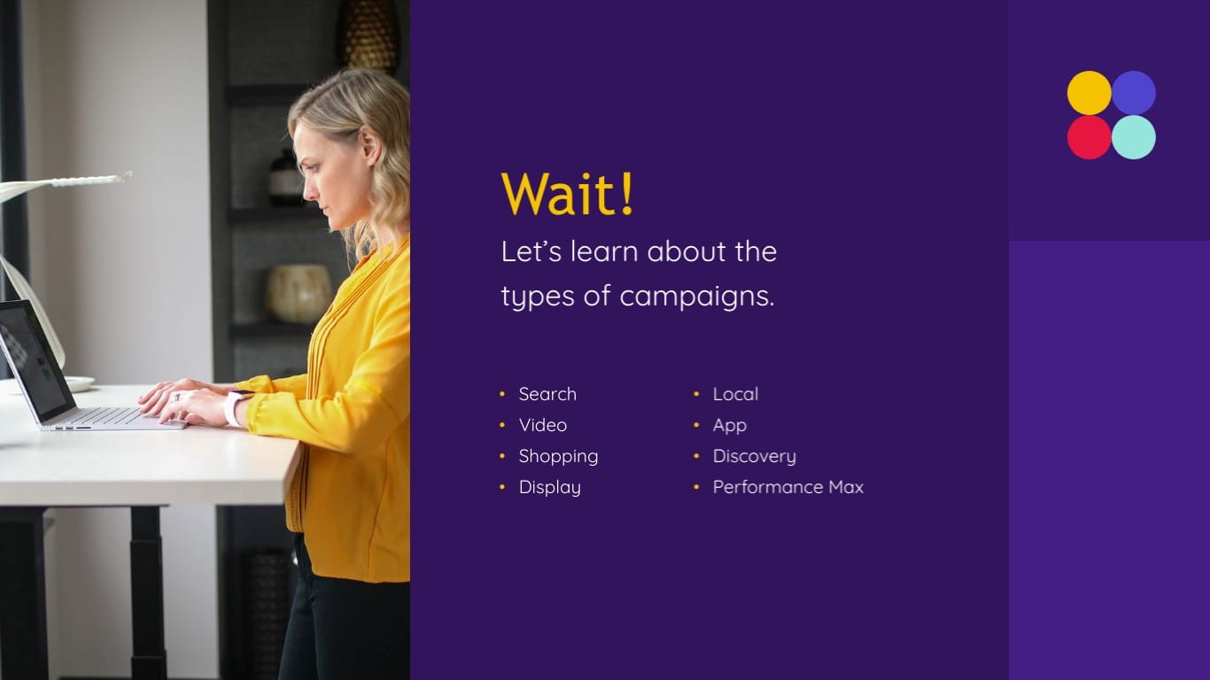 Google Ads Set Up Training Course Template | Visme