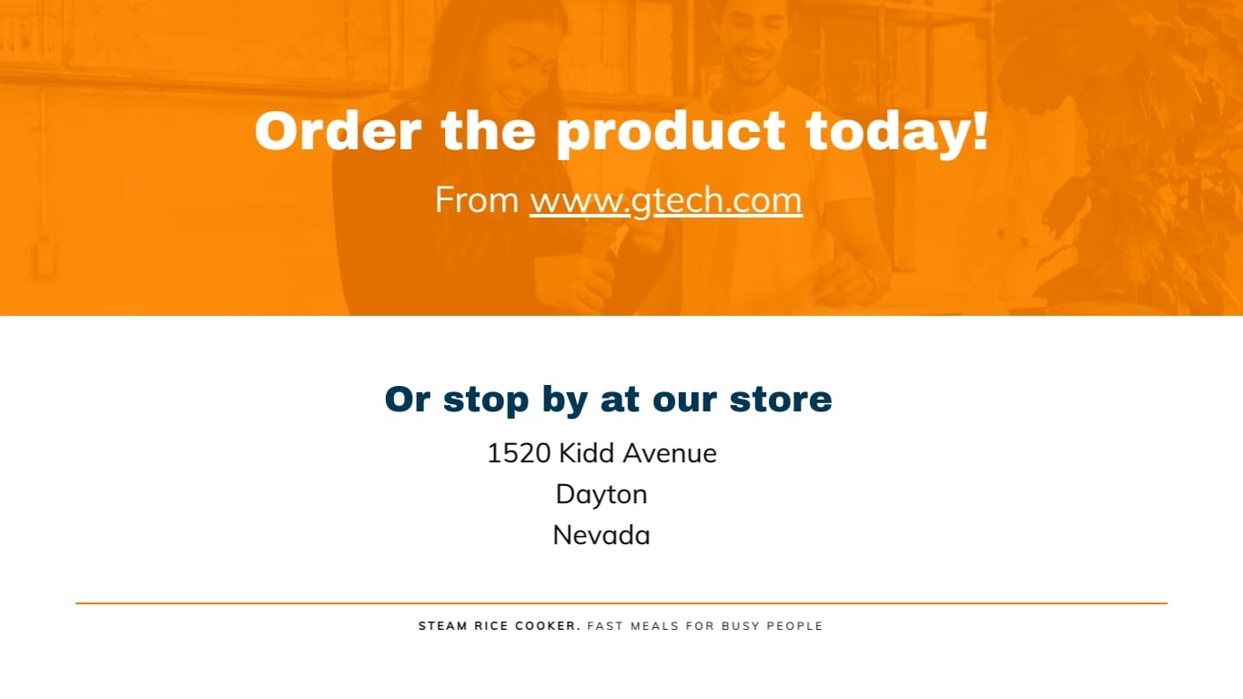 Home Appliance Presentation Modern Template - Slide 14 Home Appliance Presentation Modern Template - Slide 14