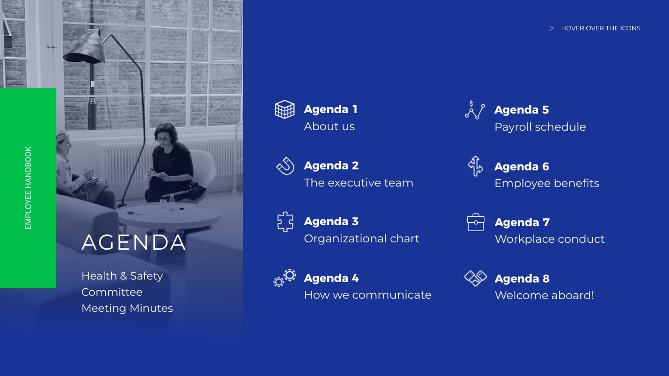 Interactive Employee Guide Presentation Template | Visme