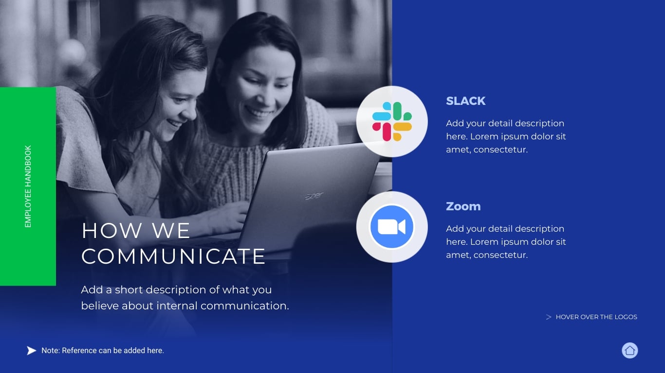 Interactive Employee Guide Presentation Template | Visme
