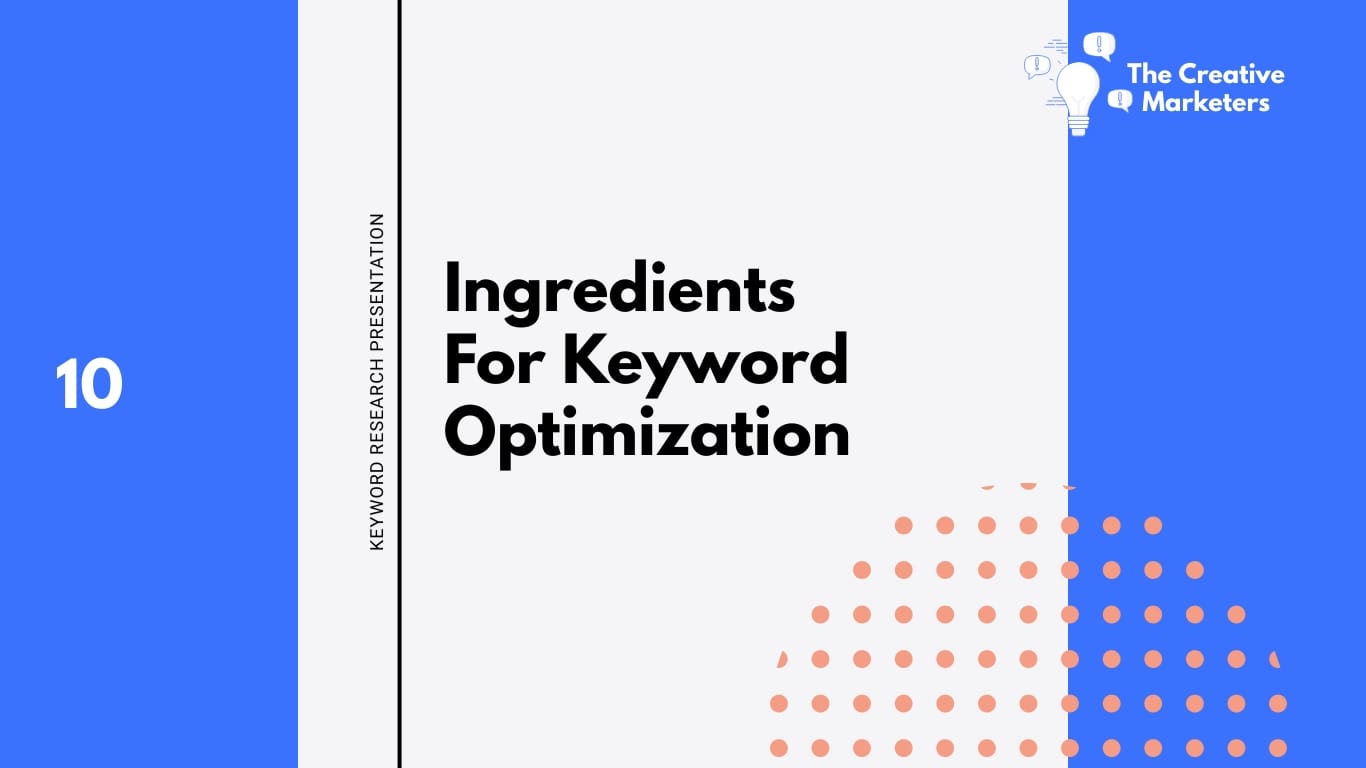 Keyword Research Presentation Template - Slide 10 Keyword Research Presentation Template - Slide 10