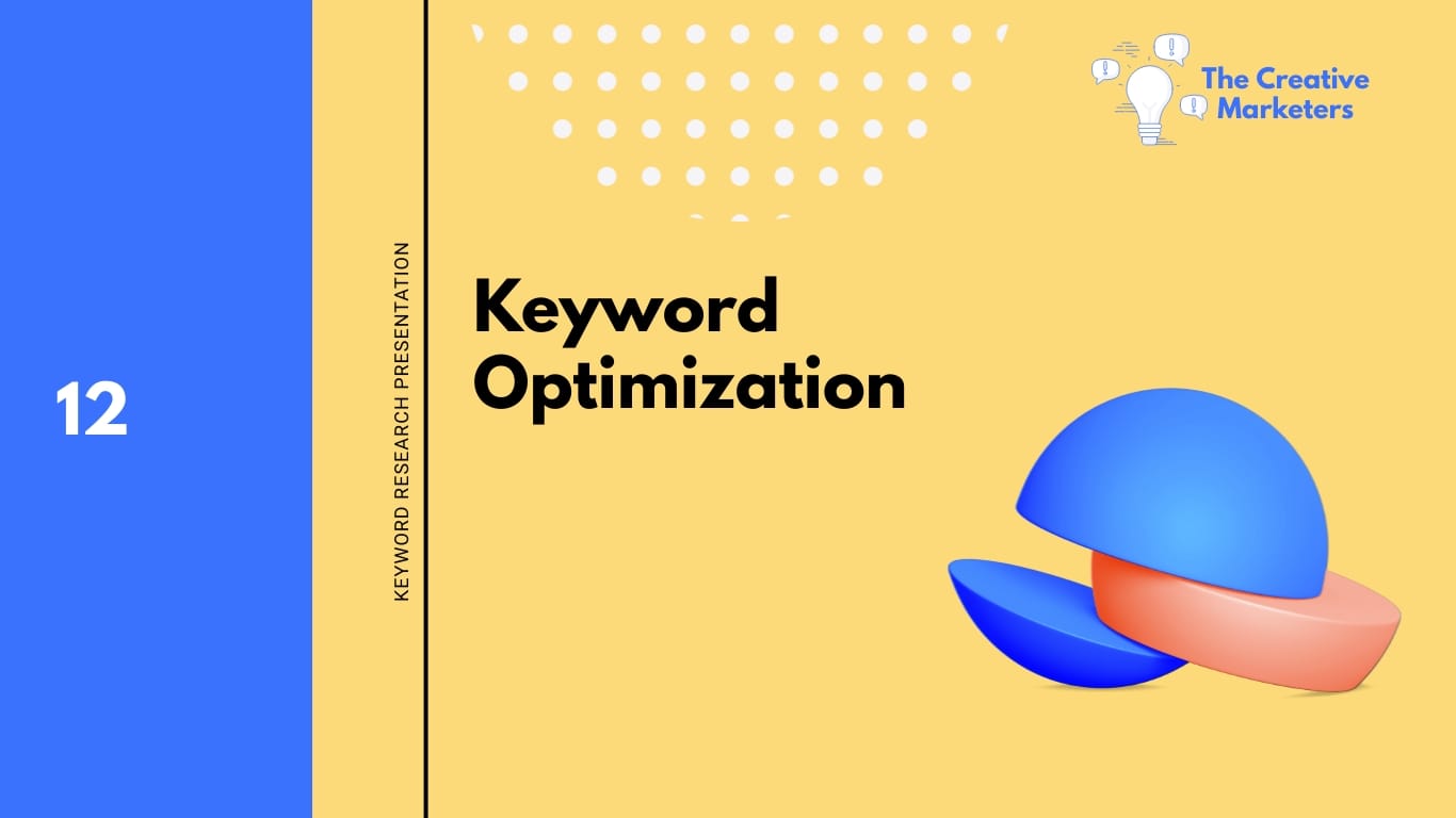 Keyword Research Presentation Template - Slide 12 Keyword Research Presentation Template - Slide 12
