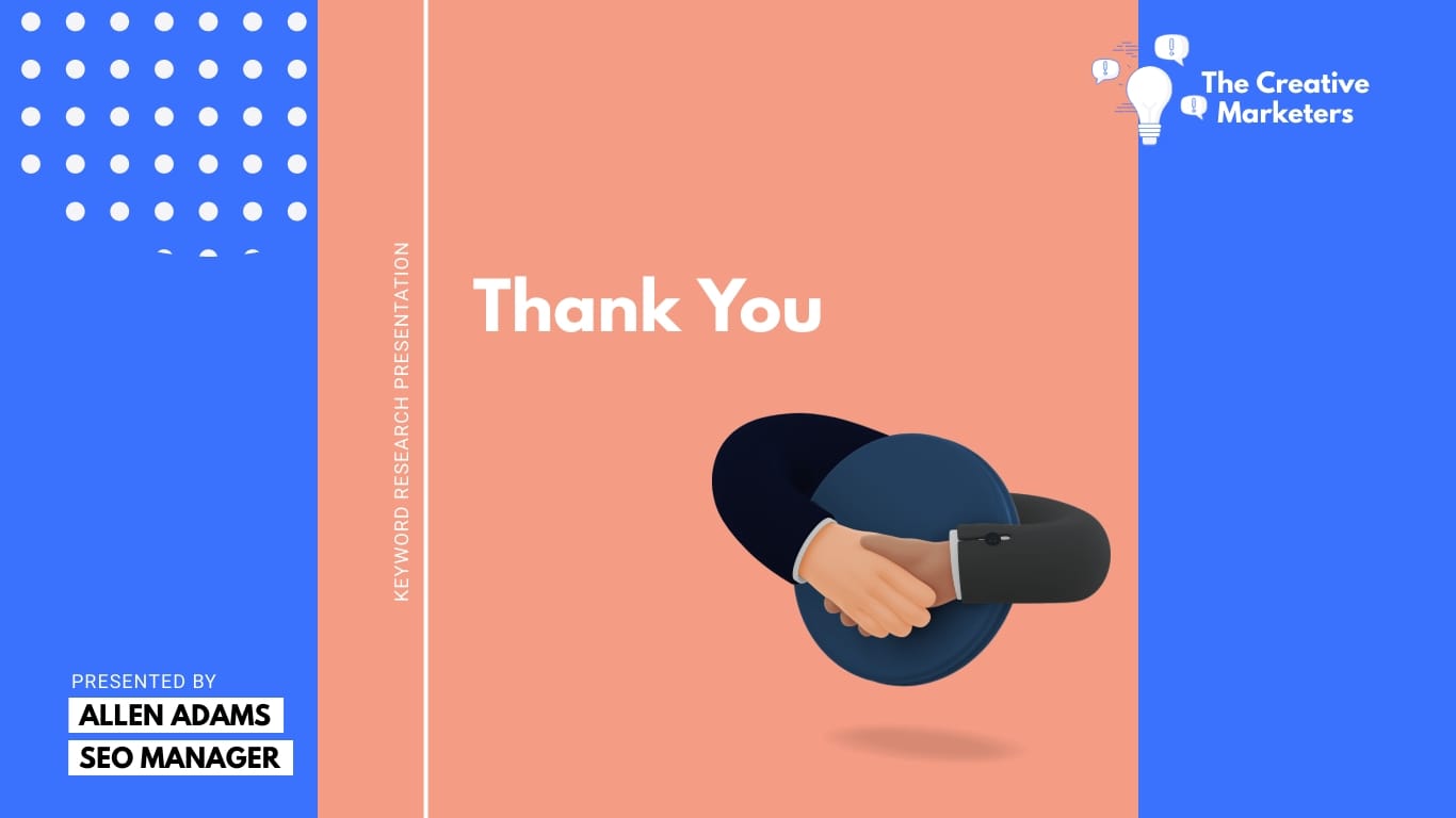 Keyword Research Presentation Template - Slide 16 Keyword Research Presentation Template - Slide 16