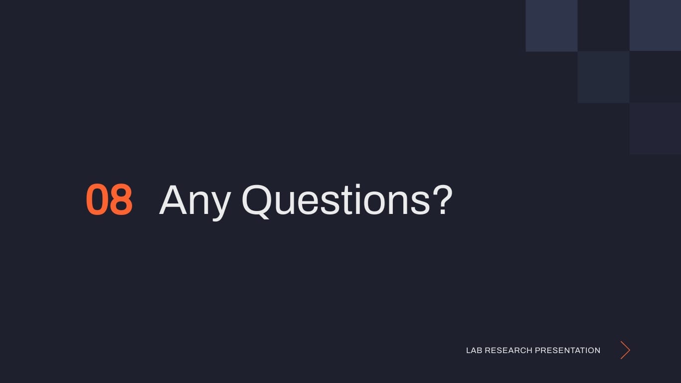 Lab Research Presentation Template - Slide 20 Lab Research Presentation Template - Slide 20