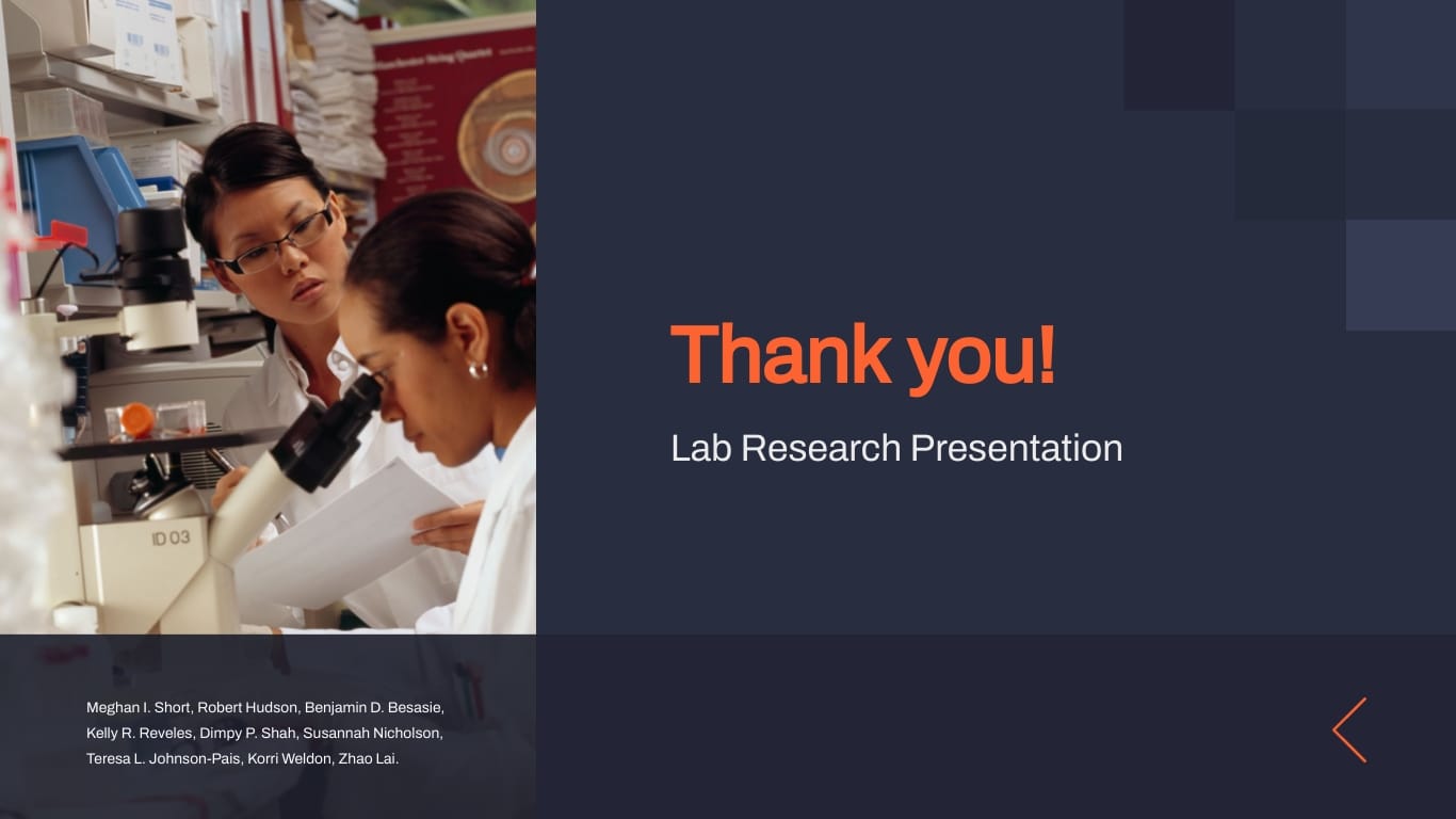 Lab Research Presentation Template - Slide 21 Lab Research Presentation Template - Slide 21