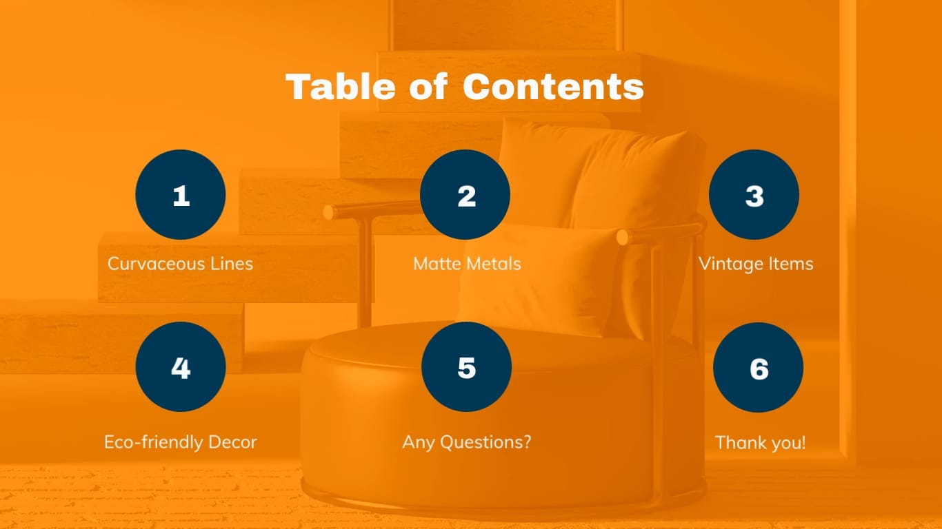 Latest Furniture Trends Presentation Template - Slide 2 Latest Furniture Trends Presentation Template - Slide 2