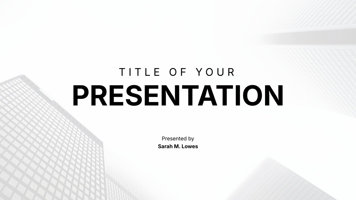 Layout Options Presentation Template