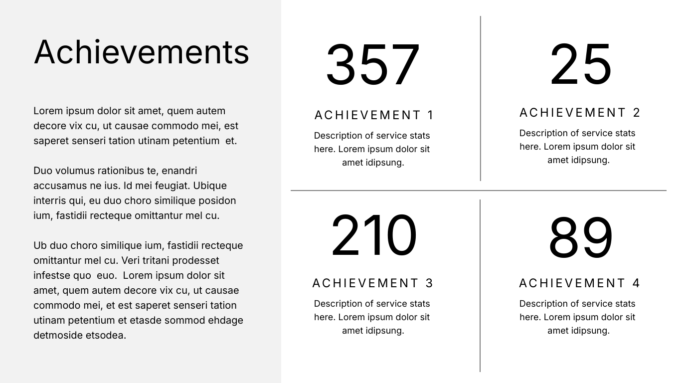 Layout Options Presentation Template | Visme