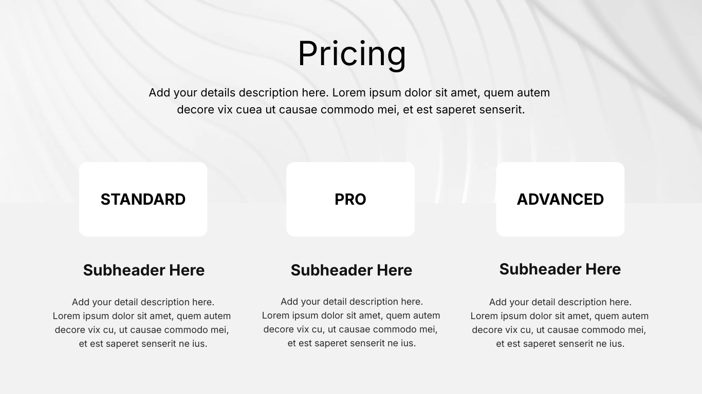 Layout Options Presentation Template | Visme
