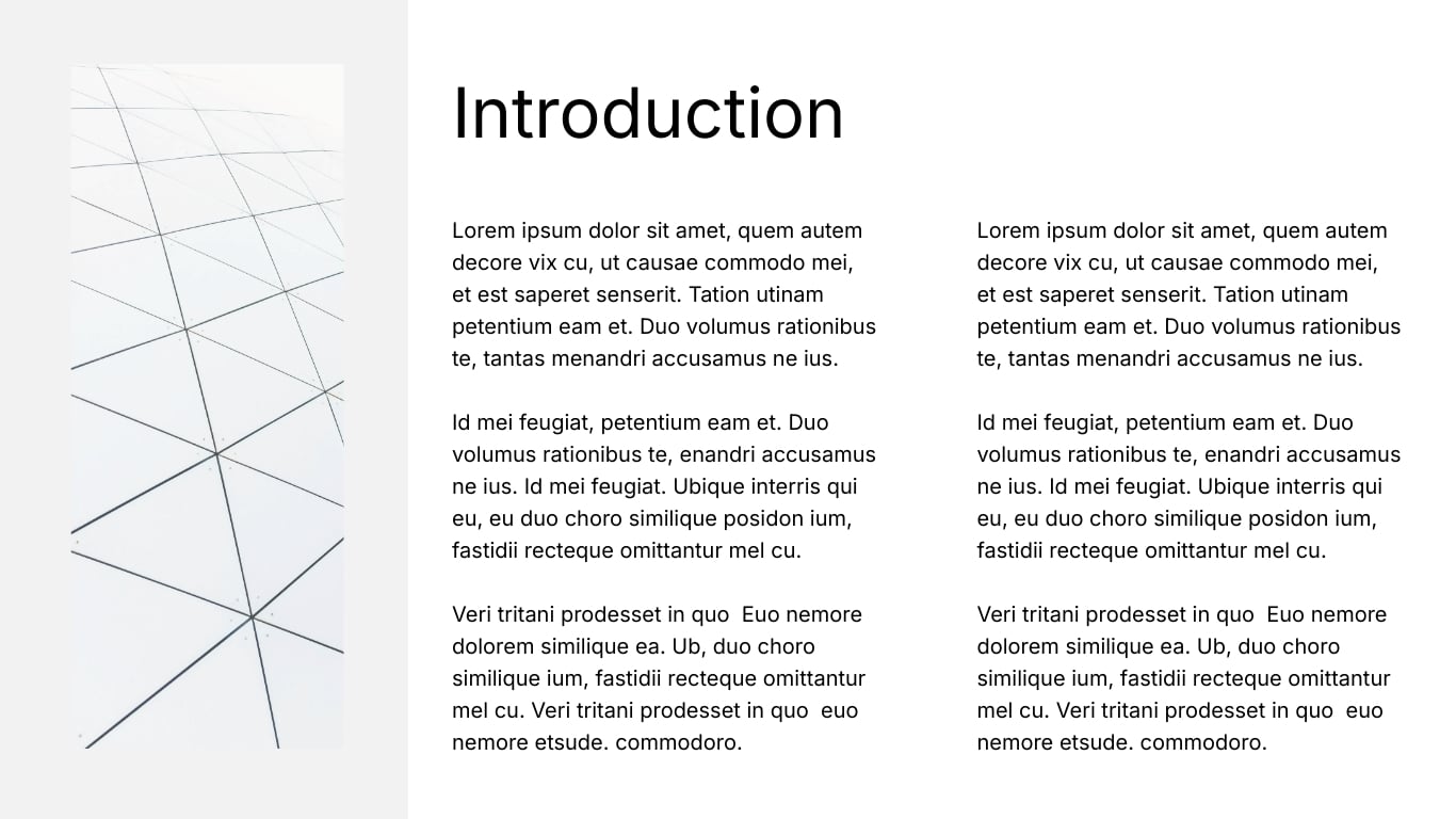 Layout Options Presentation Template | Visme