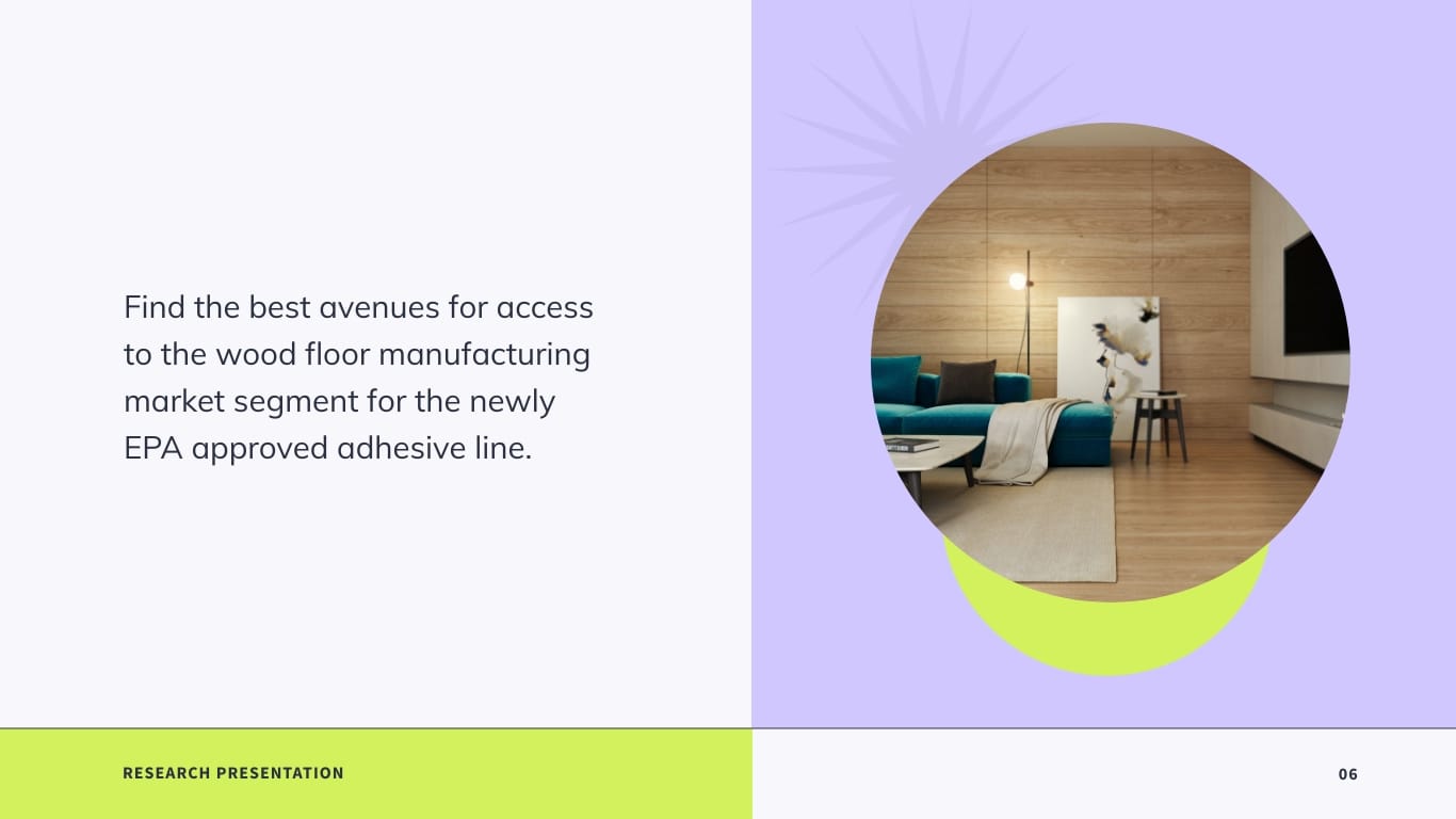 Market Research Presentation Template - Slide 6 Market Research Presentation Template - Slide 6