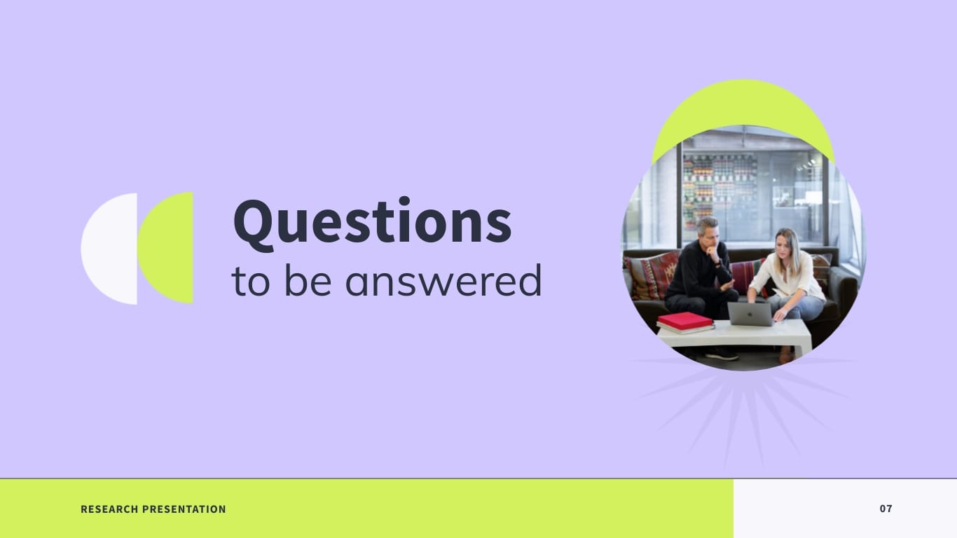 Market Research Presentation Template - Slide 7 Market Research Presentation Template - Slide 7
